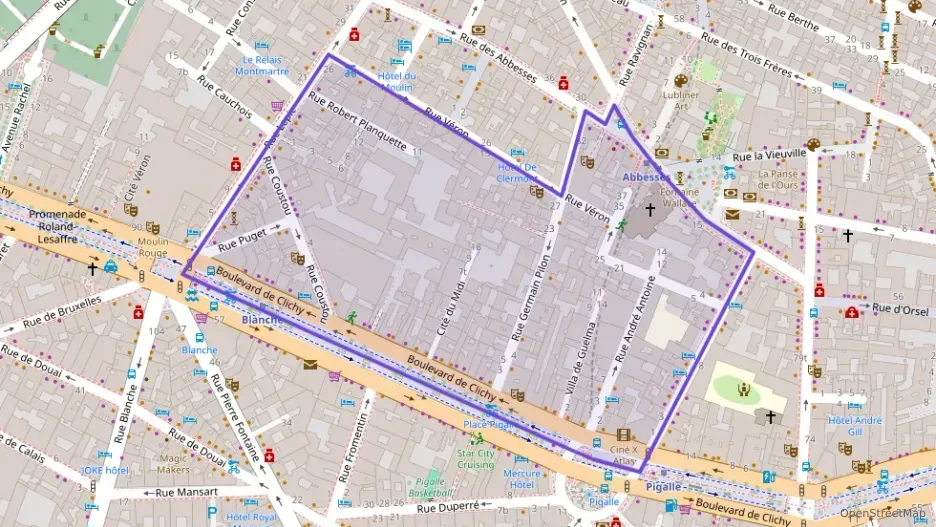 Appartement 26 m² une piece à vendre à Paris 18e Arrondissement
