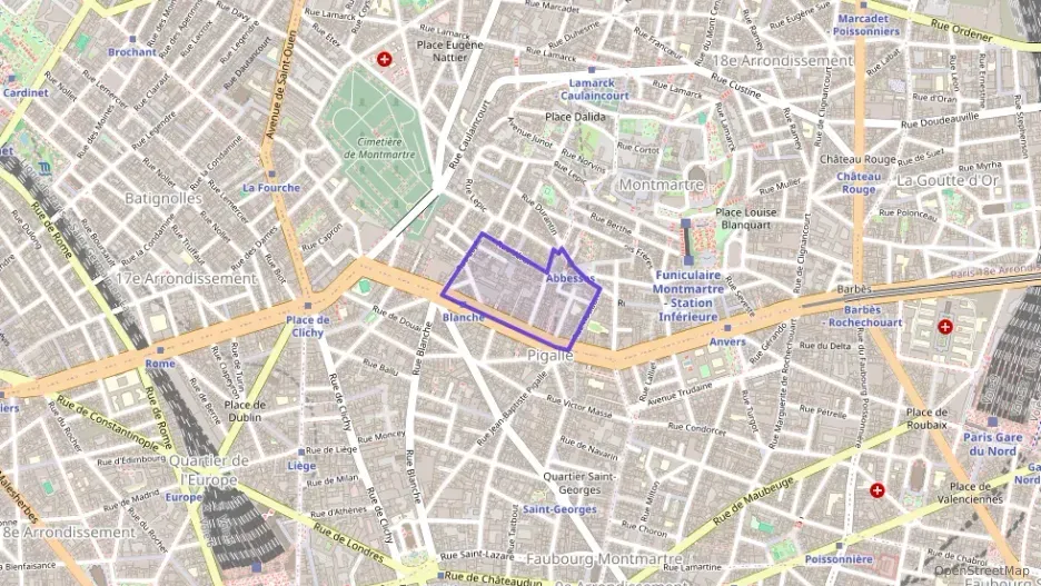 Appartement 26 m² une piece à vendre à Paris 18e Arrondissement