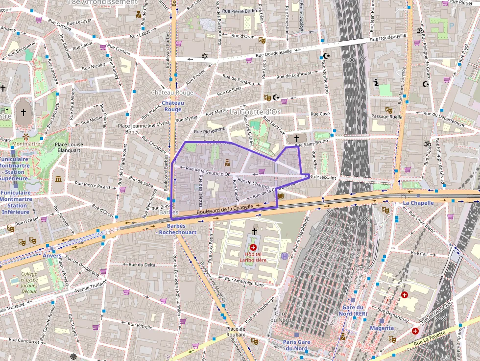 Appartement 59 m² quatre pièces à vendre à Paris 18e Arrondissement