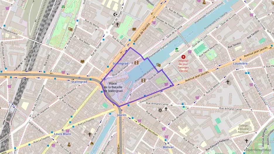 Appartement 58 m² trois pièces à vendre à Paris 19e Arrondissement