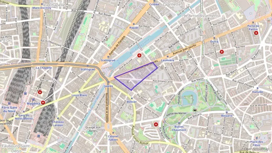 Appartement 45 m² deux pieces à vendre à Paris 19e Arrondissement