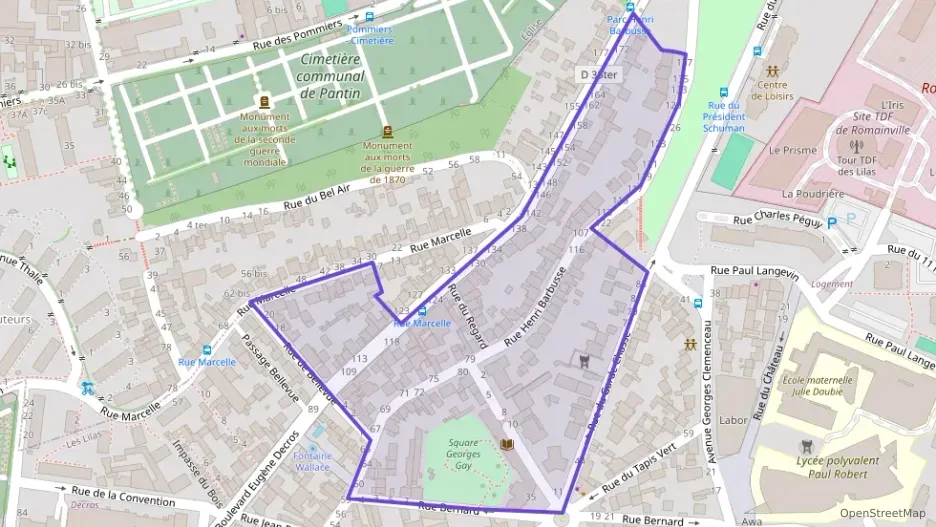 Appartement 60 m² trois pièces à vendre à Les Lilas