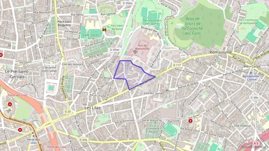 Appartement 82 m² quatre pièces à vendre à Les Lilas