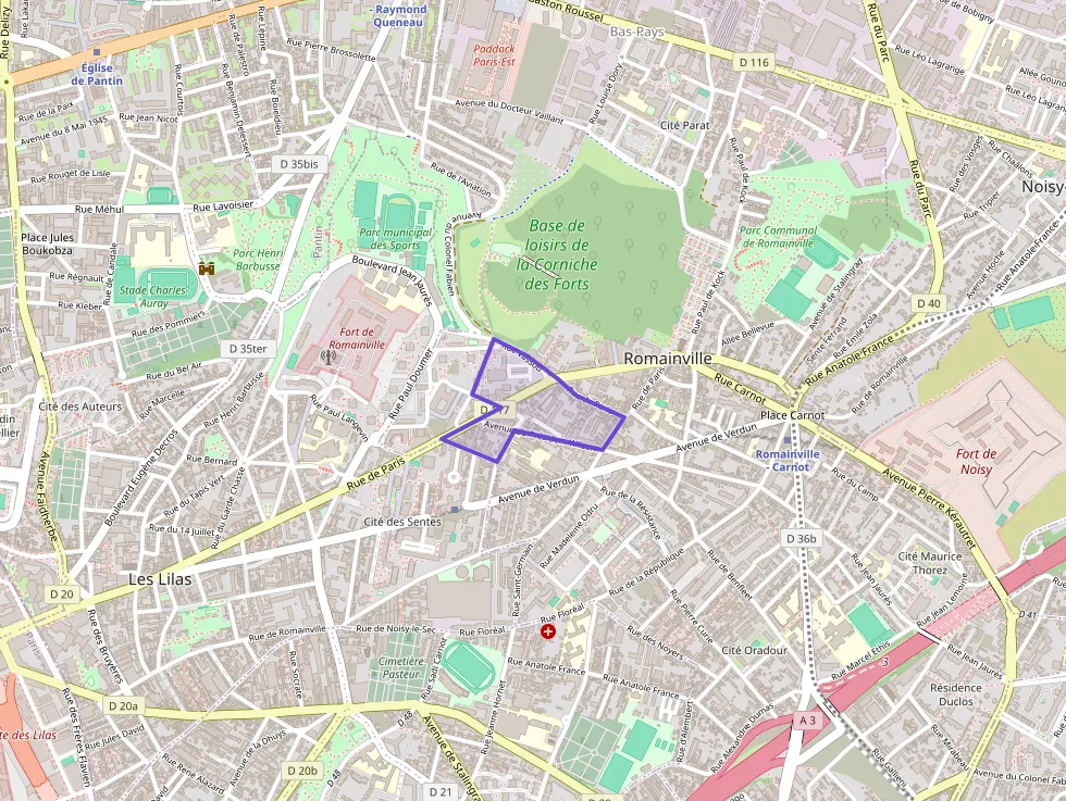 Appartement 58 m² trois pièces à vendre à Romainville