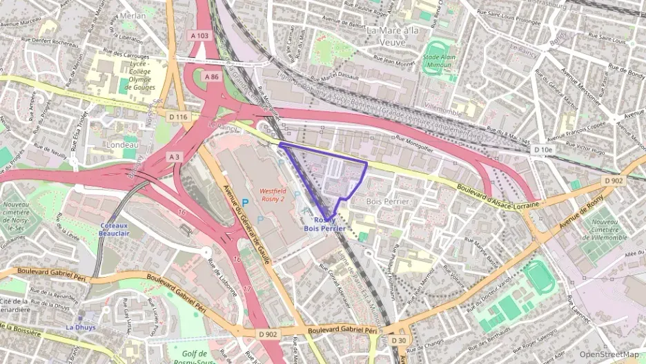 Appartement 49 m² deux pieces à vendre à Rosny-sous-Bois