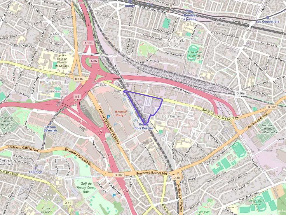 Appartement 56 m² trois pièces à vendre à Rosny-sous-Bois