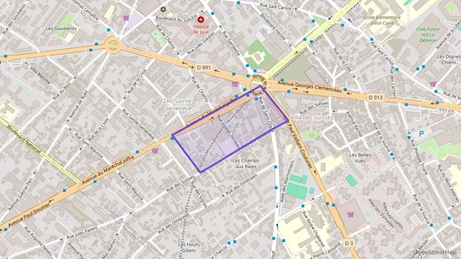 Appartement 80 m² quatre pièces à vendre à Nanterre