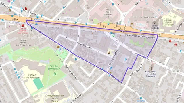 Appartement 45 m² trois pièces à vendre à Nanterre