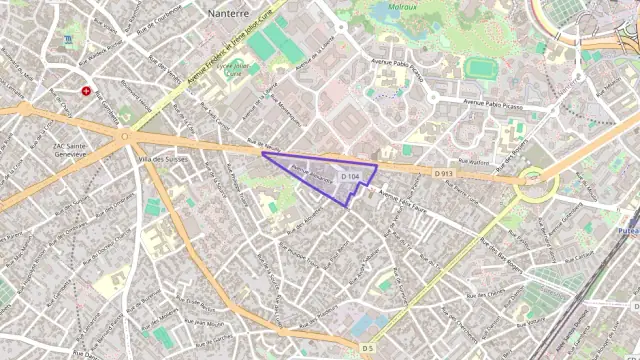 Appartement 45 m² trois pièces à vendre à Nanterre