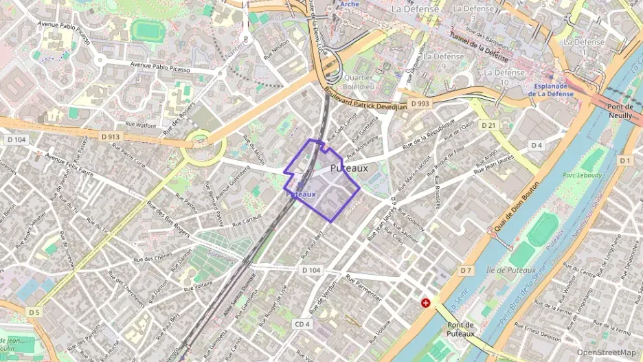 Appartement 56 m² trois pièces à vendre à Puteaux