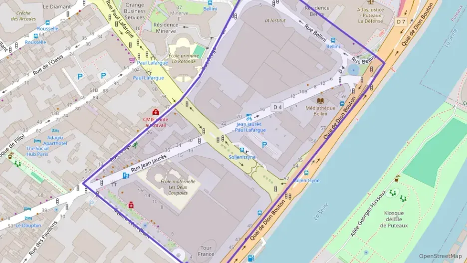 Appartement 54 m² deux pieces à vendre à Puteaux