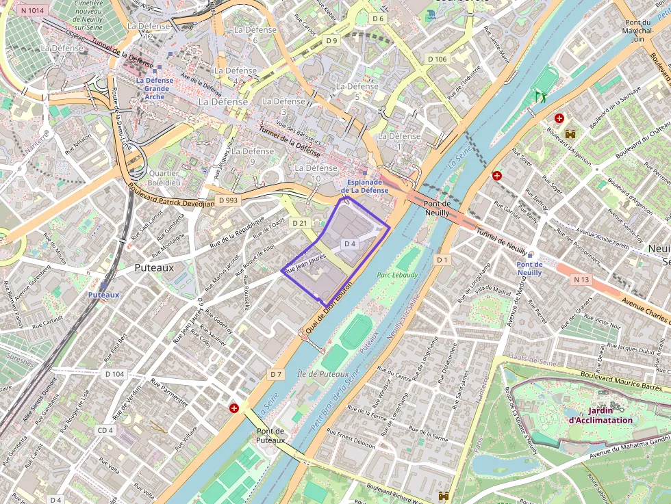 Appartement 54 m² deux pieces à vendre à Puteaux