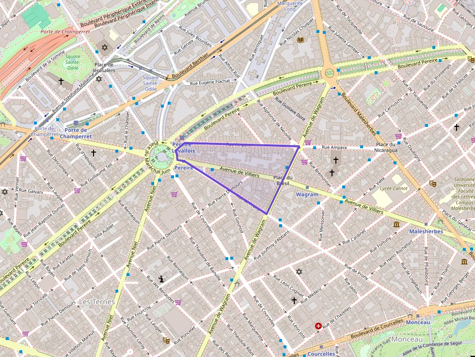 Appartement 22 m² une piece à vendre à Paris 17e Arrondissement