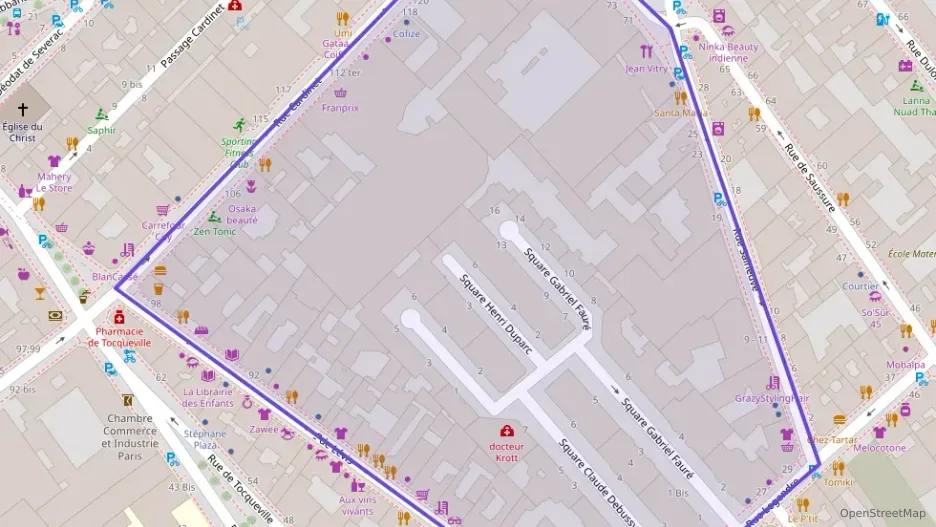 Appartement 65 m² deux pieces à vendre à Paris 17e Arrondissement
