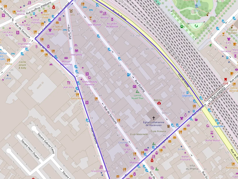 Appartement 47 m² trois pièces à vendre à Paris 17e Arrondissement