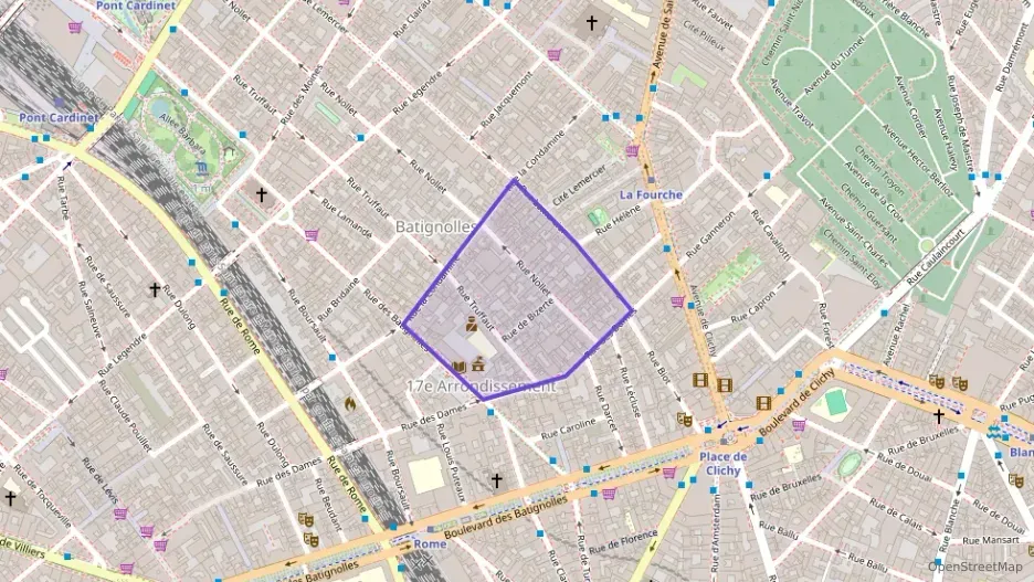 Appartement 51 m² trois pièces à vendre à Paris 17e Arrondissement