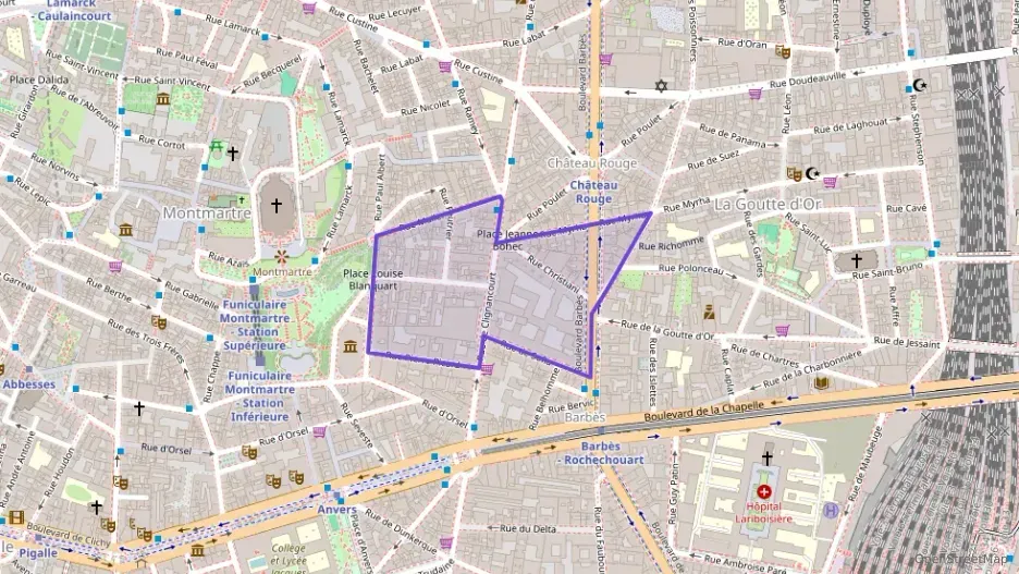 Appartement 110 m² trois pièces à vendre à Paris 18e Arrondissement