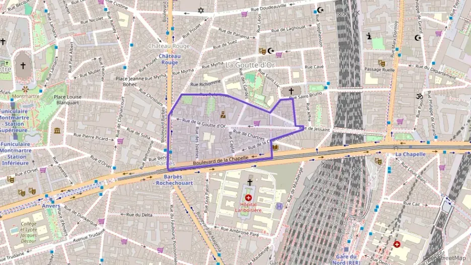 Appartement 49 m² trois pièces à vendre à Paris 18e Arrondissement