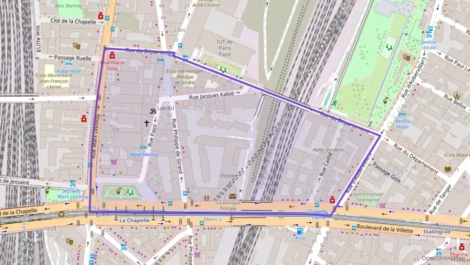 Appartement 43 m² deux pieces à vendre à Paris 18e Arrondissement