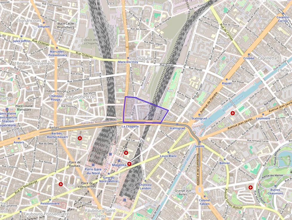 Appartement 43 m² deux pieces à vendre à Paris 18e Arrondissement