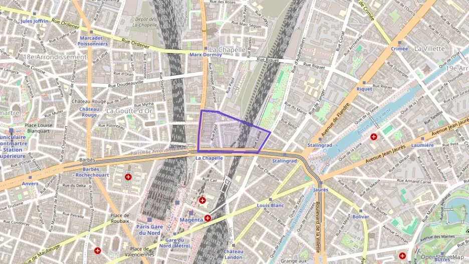 Appartement 43 m² deux pieces à vendre à Paris 18e Arrondissement