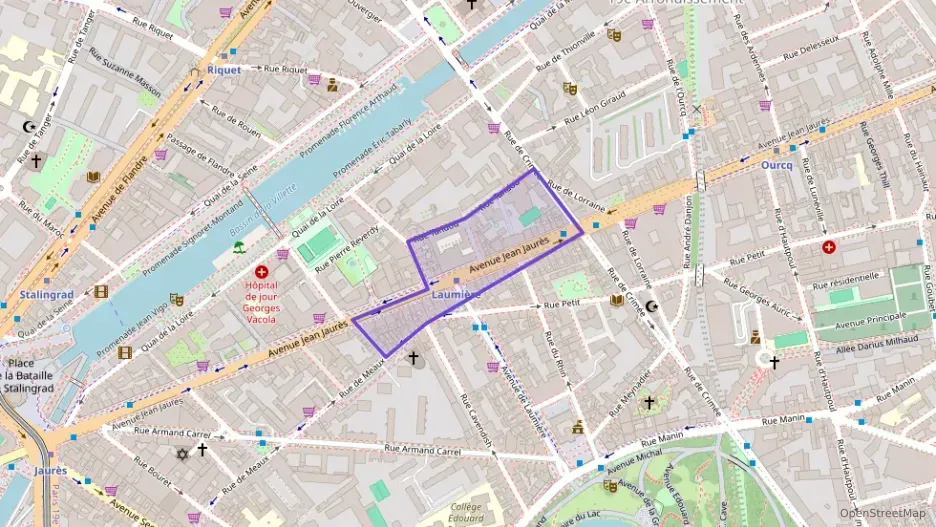 Appartement 51 m² deux pieces à vendre à Paris 19e Arrondissement