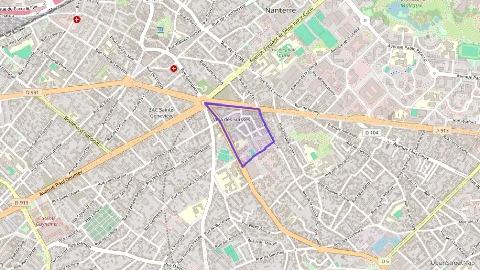 Appartement 60 m² trois pièces à vendre à Nanterre