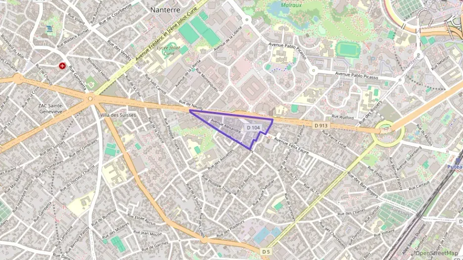Appartement 62 m² trois pièces à vendre à Nanterre