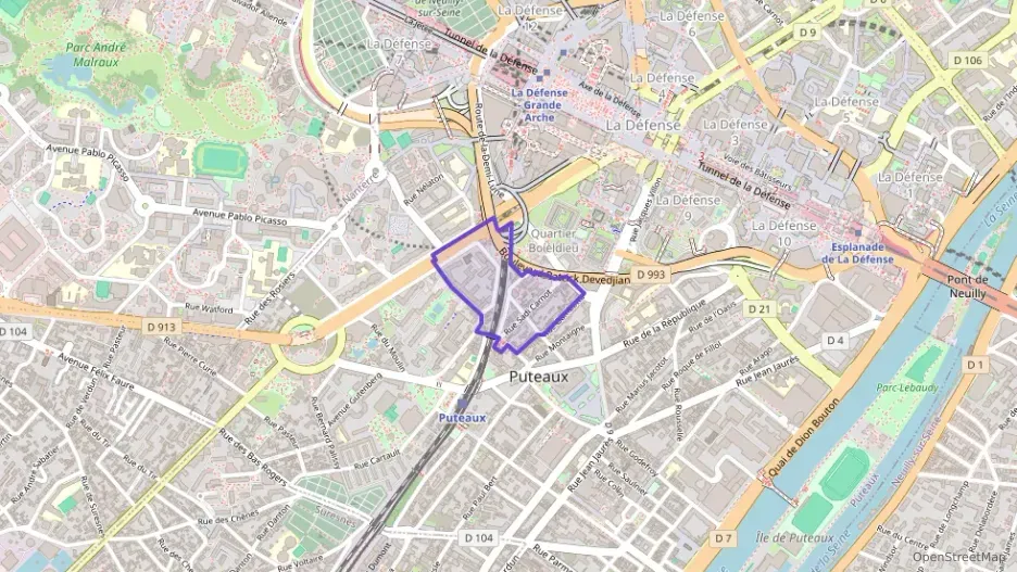 Appartement 60 m² trois pièces à vendre à Puteaux