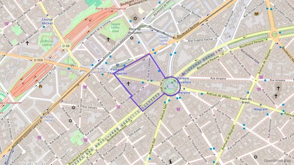 Appartement 35 m² deux pieces à vendre à Paris 17e Arrondissement