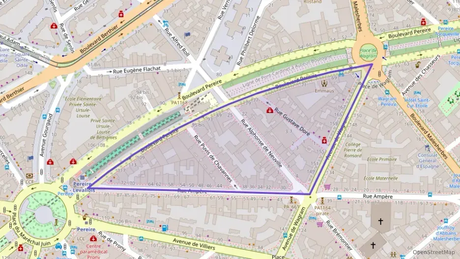 Appartement 117 m² quatre pièces à vendre à Paris 17e Arrondissement