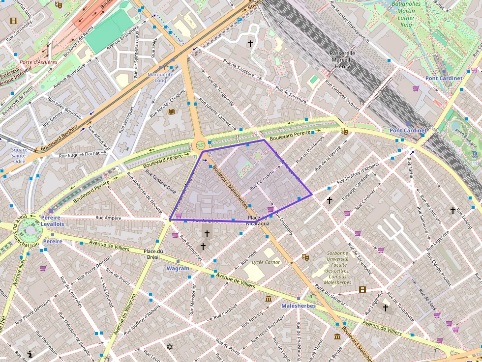 Appartement 125 m² quatre pièces à vendre à Paris 17e Arrondissement