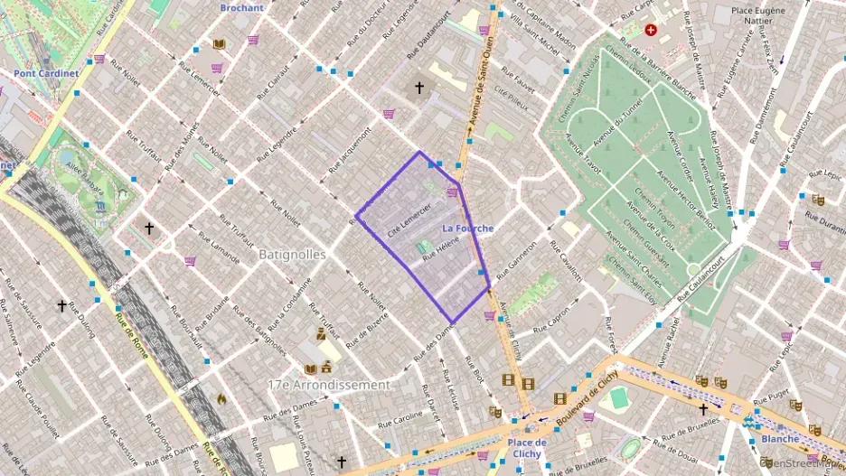 Appartement 58 m² trois pièces à vendre à Paris 17e Arrondissement