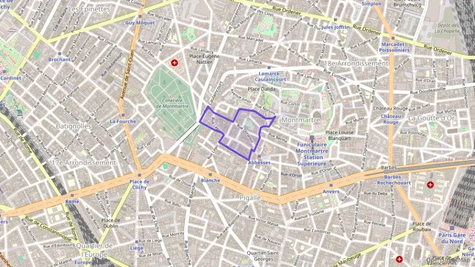 Appartement 29 m² une piece à vendre à Paris 18e Arrondissement
