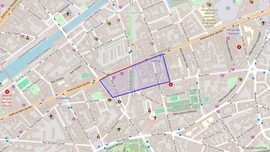Appartement 41 m² deux pieces à vendre à Paris 19e Arrondissement