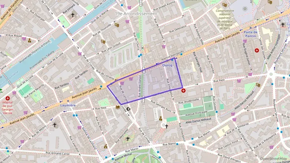 Appartement 44 m² trois pièces à vendre à Paris 19e Arrondissement