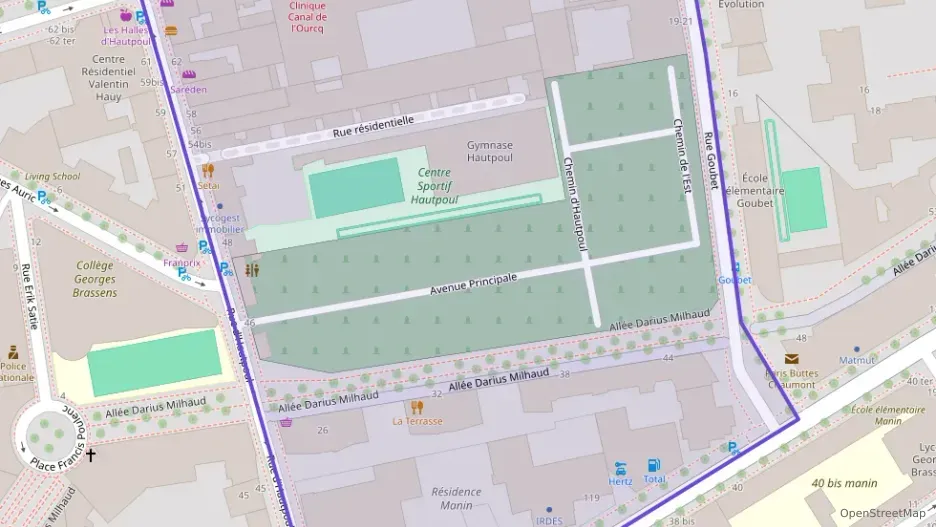 Appartement 50 m² deux pieces à vendre à Paris 19e Arrondissement