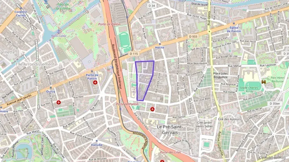 Appartement 60 m² trois pièces à vendre à Le Pré-Saint-Gervais Appartement 60 m² trois pièces à vendre à Le Pré-Saint-Gervais