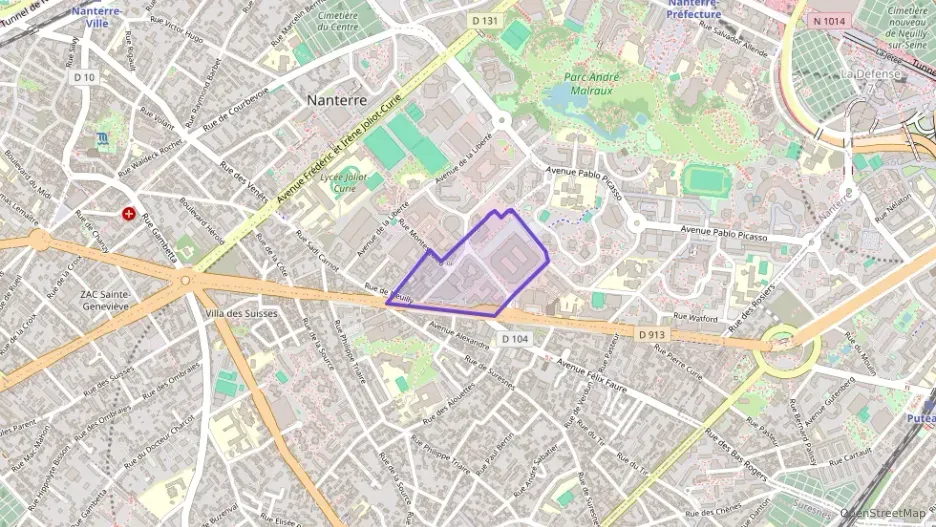 Appartement 29 m² une piece à vendre à Nanterre