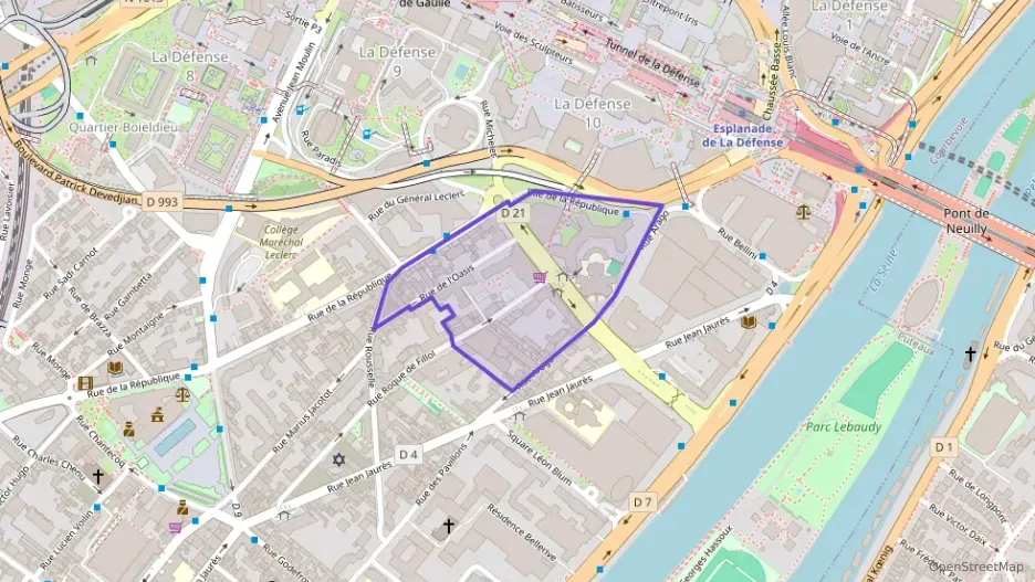 Appartement 87 m² quatre pièces à vendre à Puteaux