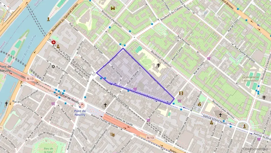 Appartement 56 m² deux pieces à vendre à Neuilly-sur-Seine