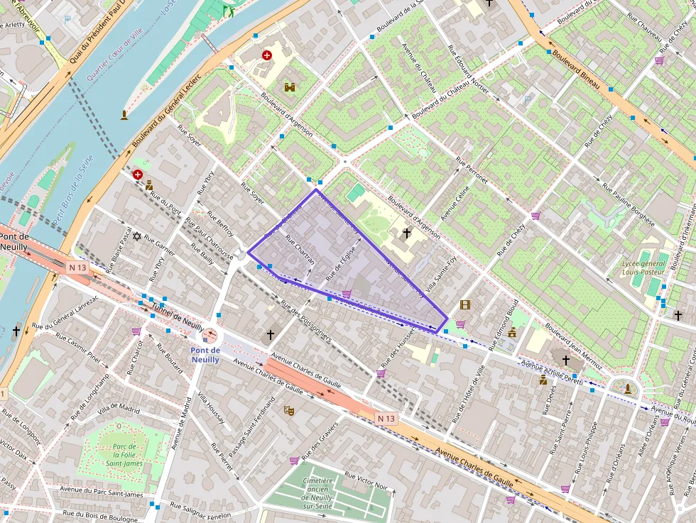 Appartement 86 m² trois pièces à vendre à Neuilly-sur-Seine