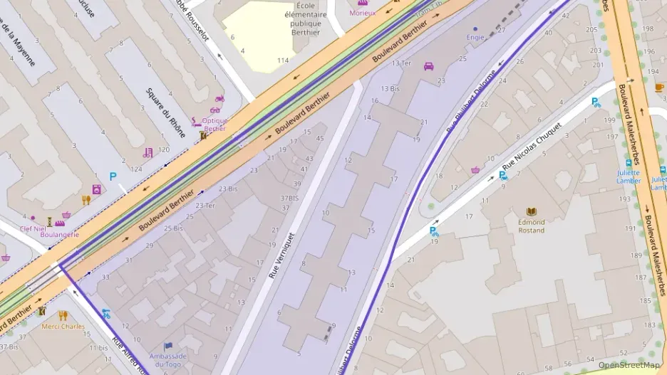 Appartement 32 m² une piece à vendre à Paris 17e Arrondissement