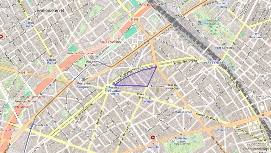 Appartement 95 m² trois pièces à vendre à Paris 17e Arrondissement