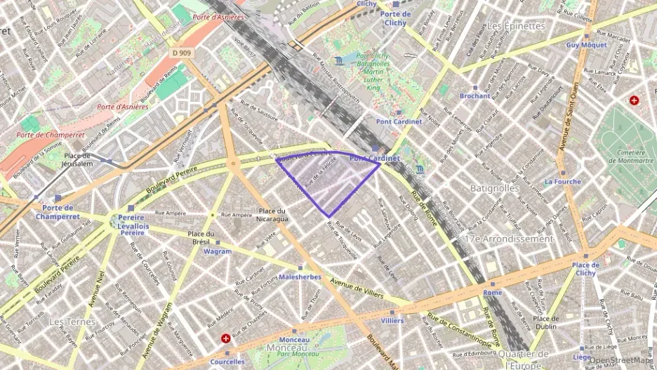 Appartement 19 m² une piece à vendre à Paris 17e Arrondissement