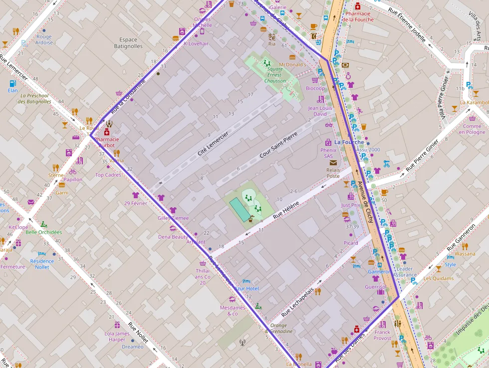 Appartement 20 m² une piece à vendre à Paris 17e Arrondissement