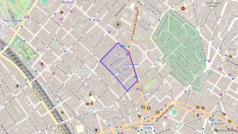 Appartement 30 m² une piece à vendre à Paris 17e Arrondissement