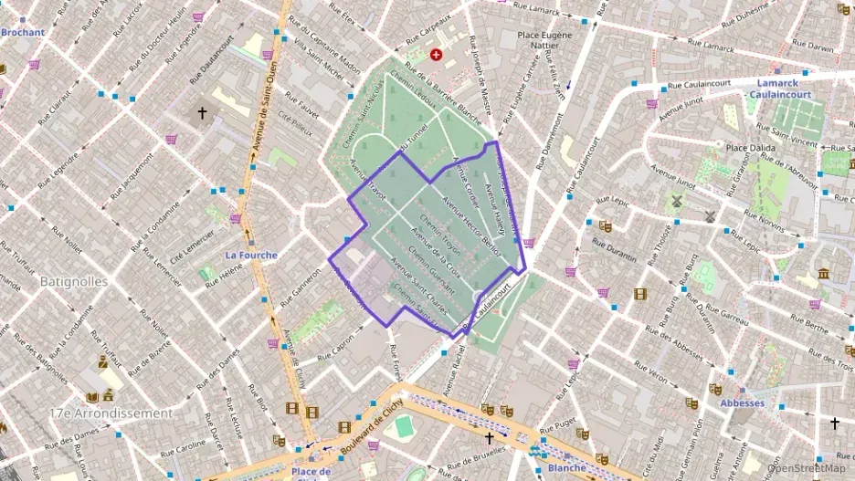 Appartement 54 m² trois pièces à vendre à Paris 18e Arrondissement