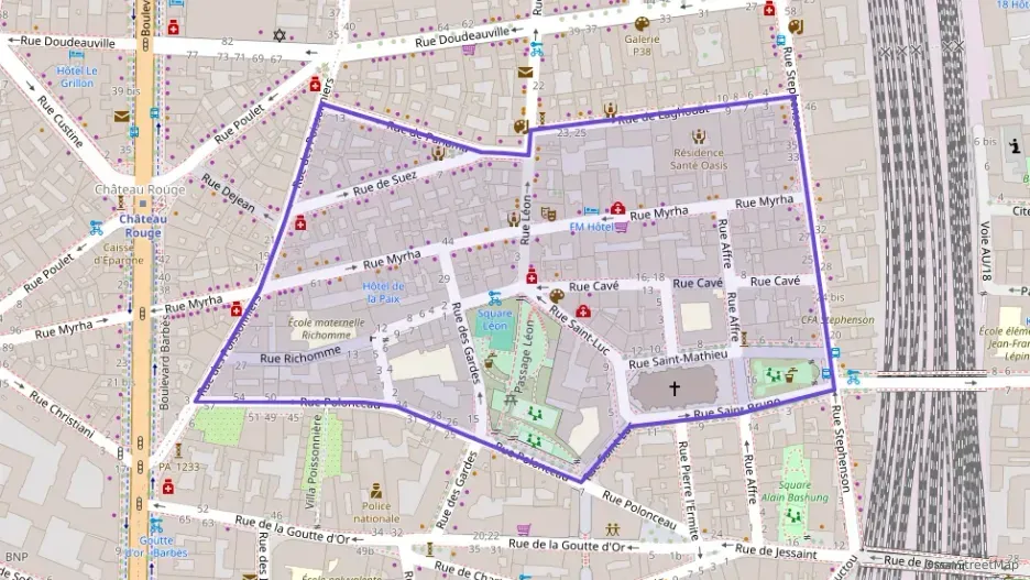 Appartement 51 m² quatre pièces à vendre à Paris 18e Arrondissement