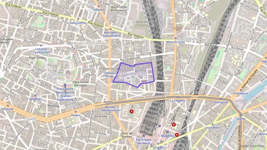 Appartement 51 m² quatre pièces à vendre à Paris 18e Arrondissement